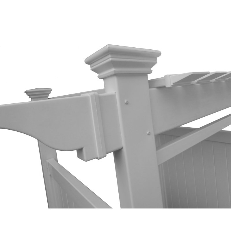 Zippity Outdoor Products Oceanside 88.75" H PVC/Vinyl Shower Enclosure